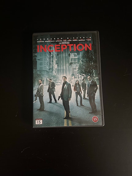 Inception DVD kotelo, huom! Sisältää vain kotelon, ei itse elokuvaa!