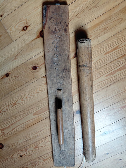 Vanha mankeli/kaulinpuu