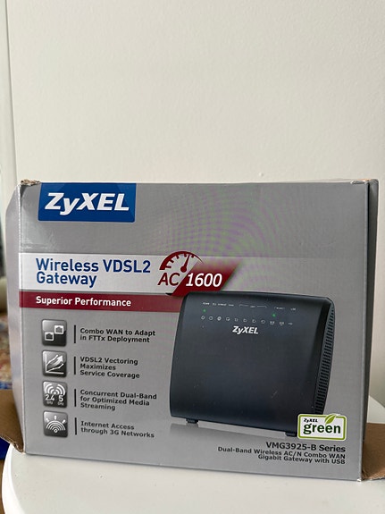 ZyXEL Wireless VDSL2 AC1600 modeemi