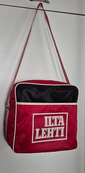 Retro Iltalehti olkalaukku