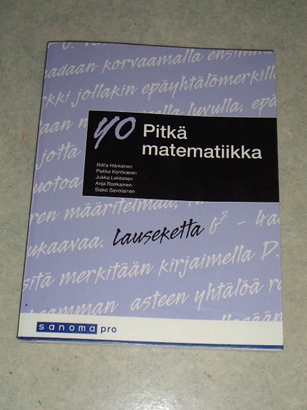 Lukion pitkän matematiikan yo- kokeita