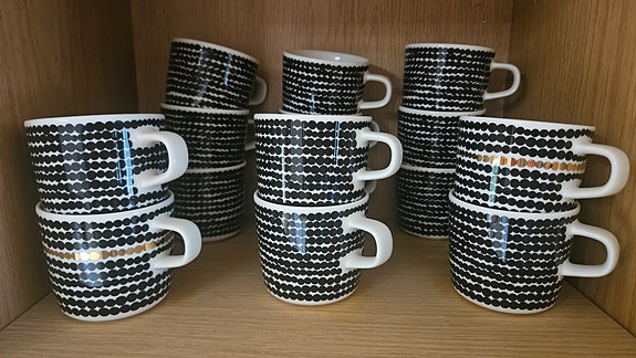 Marimekko kahvikuppi, 7 kpl