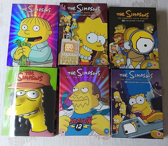 The Simpsons dvd-boksit