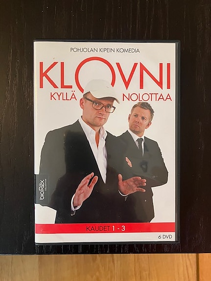 Klovni kyllä nolottaa - kaudet 1-2-3 (6DVD)