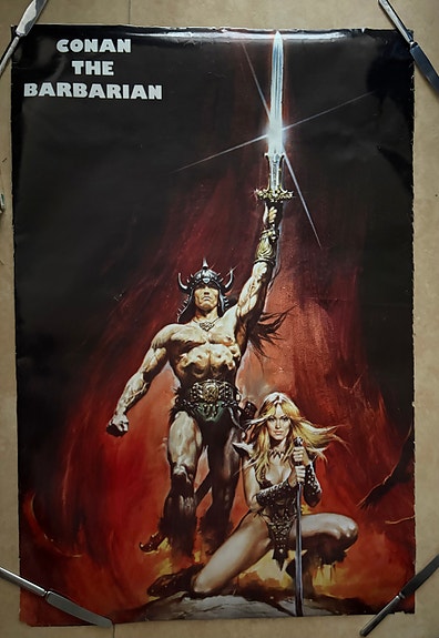 Conan the barbarian juliste