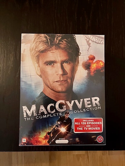 Ihmemies MacGyver - Koko sarja + elokuvat (DVD uusi)