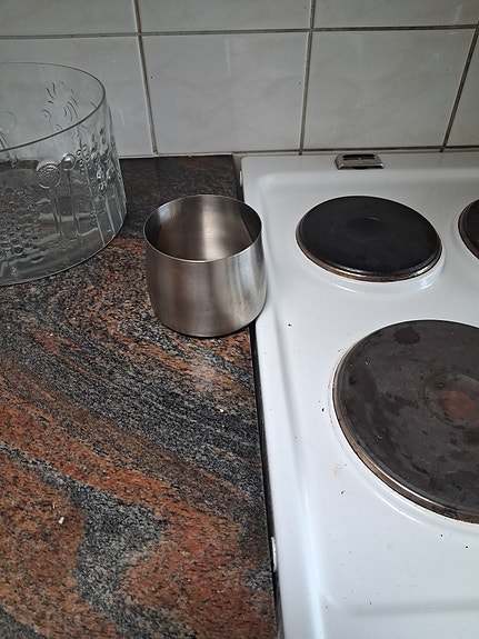 Teräksinen keittiökulho kauhoille