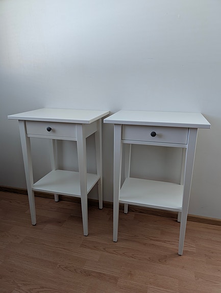 2kpl Ikea Hemnes yöpöytä