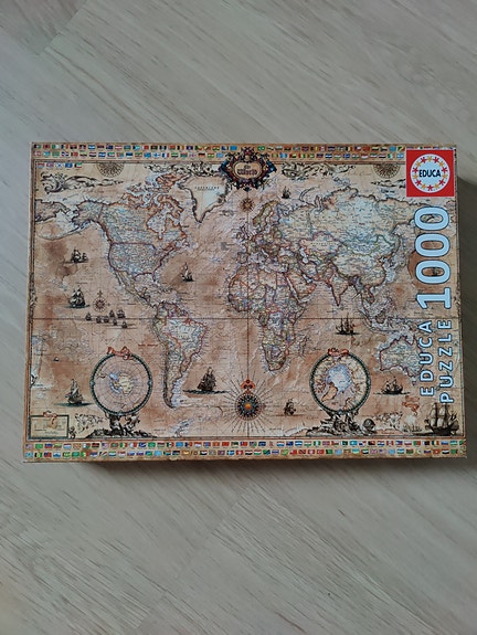 Educa Mapamundi Antique World Map 1000 palaa