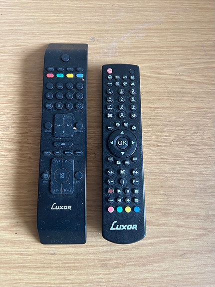 Luxor kaukosäätimet televisiolle
