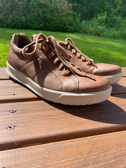 ECCO nahkaiset tennarit/loaferit koko 40 ruskea