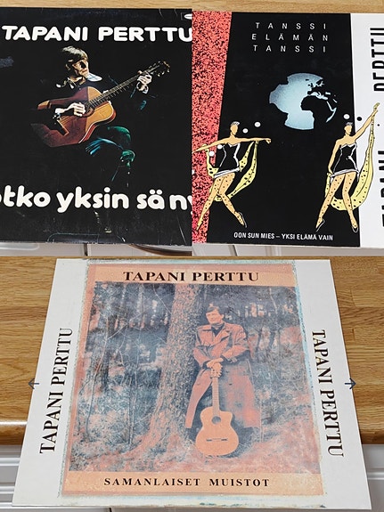 Tapani Perttu LP levyjä