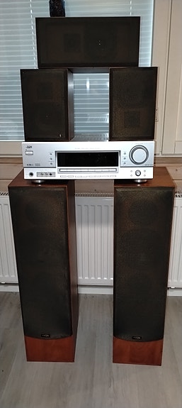 JVC vahvistin + Or-Zound kaiuttimet