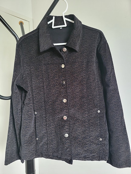 Miesten musta blazer/takki, koko 38