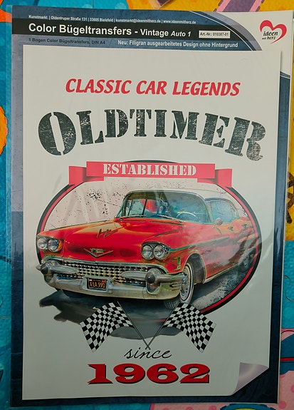 Uusi silityskuva „Vintage Auto“