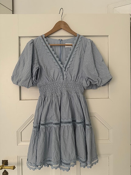 Malina, Elvira v-neck mini dress
