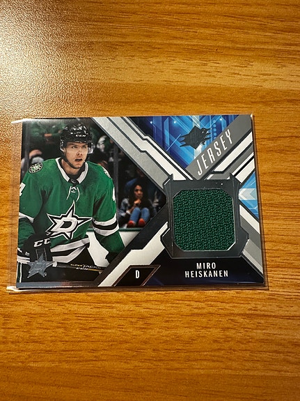 Upper Deck SPx Miro Heiskanen Jersey Dallas Stars