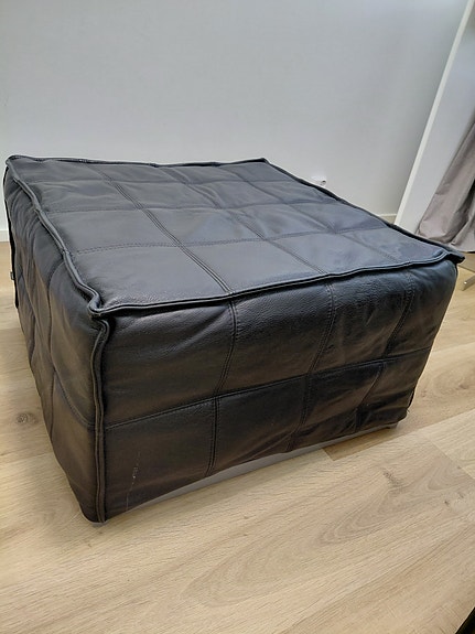 BoConcept Xtra vuoderahi musta nahka