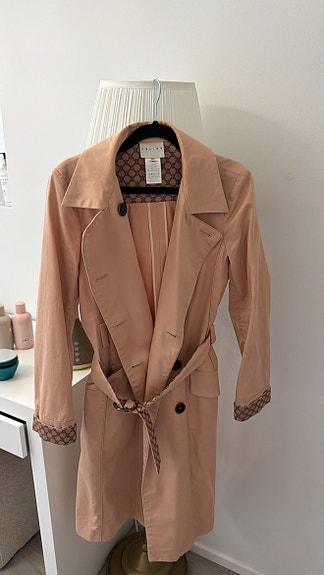 Celine pitkä takki / trenssi koko 38 beige