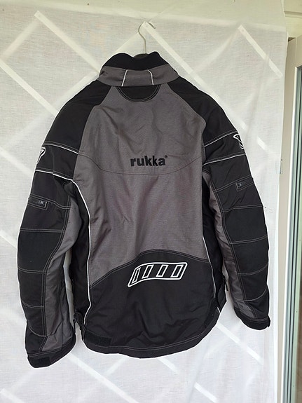 Rukka ajotakki koko 56 harmaa-musta