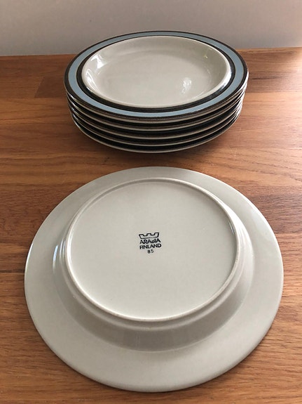 Arabia Suvanto lautanen, 6 kpl