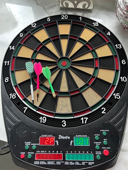 Darts-tikka-taulu