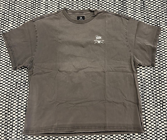 Converse Patta 4 Leaf Clover t-paita XL harmaa