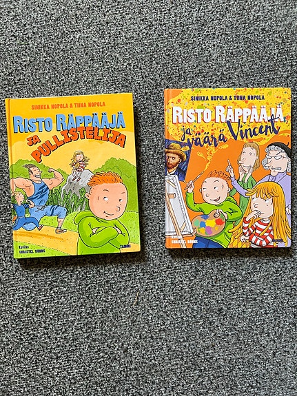 Risto Räppääjä -kirjat 2 kpl