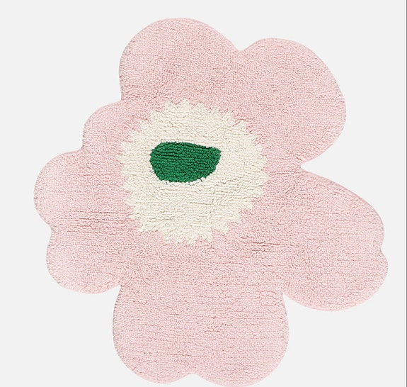 Pinkki Unikko matto