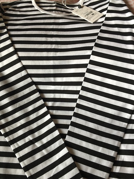 Marimekko raitapaita S valko-musta