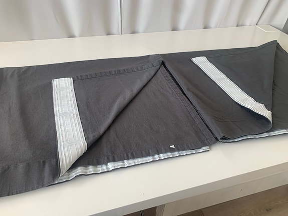 IKEA harmaat verhot