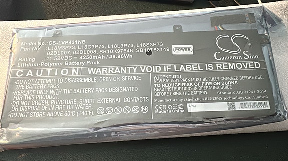 Lenovo Thinkpad akku