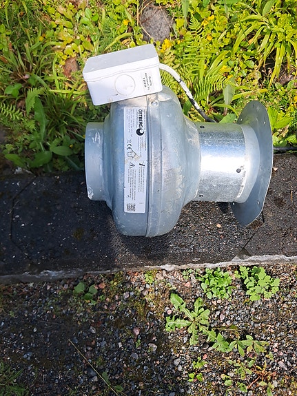 Östberg 125 CK kanavapuhallin metallinen