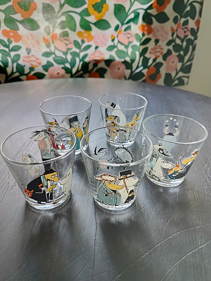 Iittala Muumi juomalasit