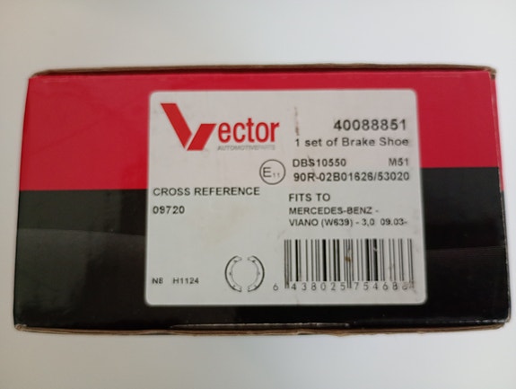 Mercedes Benz Viton 122 CDI seisontajarru kengät