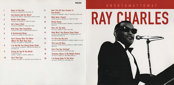 Ray Charles 2006 - Unohtumattomat - CD