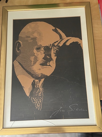 Jean Sibelius typografia