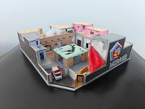 Counter Strike Mirage B site -3D-pienoismalli