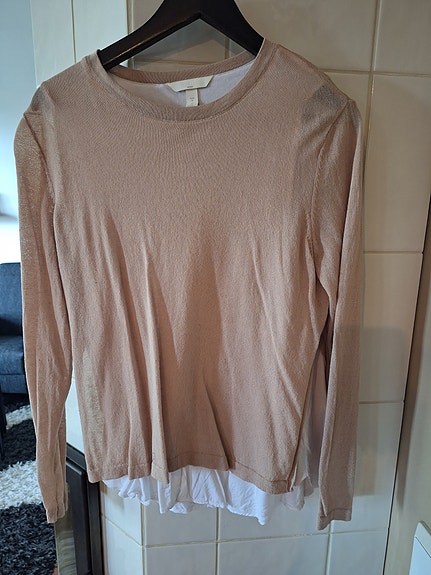 H&M Mama juhlallisempi imetyspaita M beige
