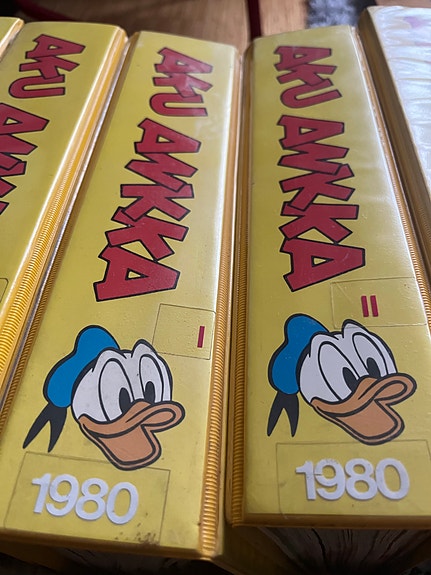 Aku Ankka vuosikerrat 1980 sarjakuvakirjat