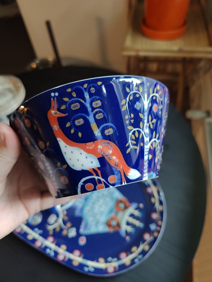 Sininen iittala taika kulho
