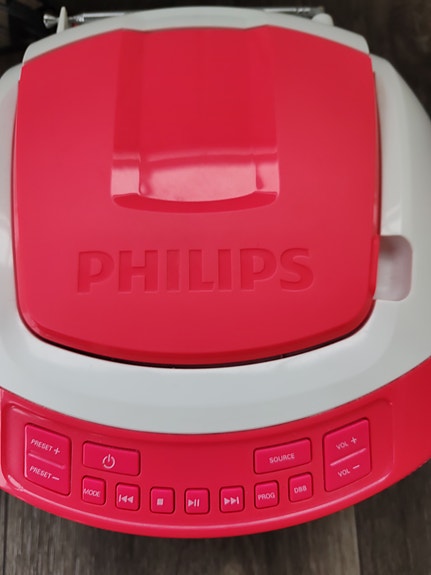 Philips AZ215C/12 CD-soitin radio pinkki