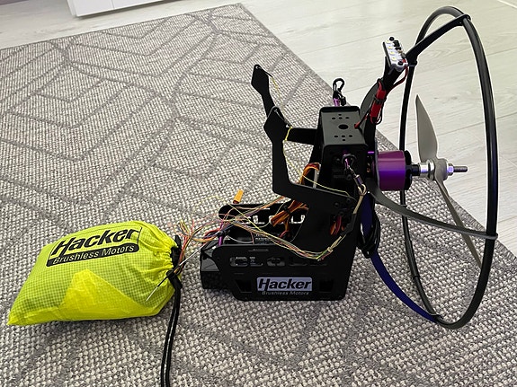 Hacker Para-RC Cloud 1.5 complete set RTF (yellow)