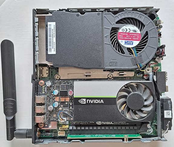 Lenovo ThinkCentre M720q, Intel i7 ja Nvidia T400
