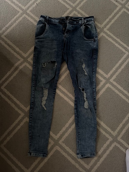 Siksilk miesten skinny fit farkut
