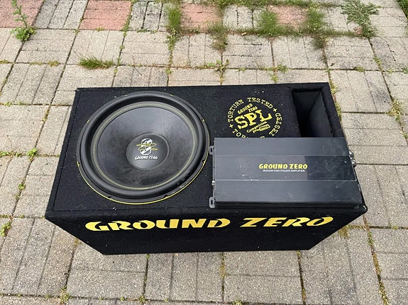GROUND ZERO BASSKIT GZ 800 auto subwoofer setti.