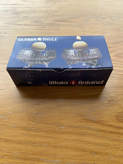 Iittala Ultima Thule kynttilälyhdyt lasi