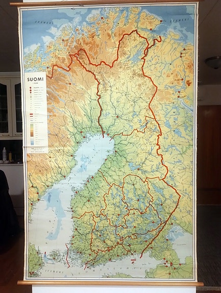 Suomen kartta ISO