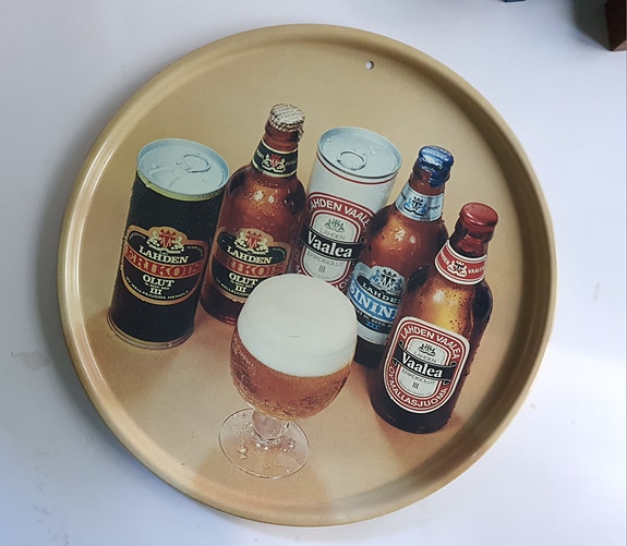 Lahden Erikois Olut tarjotin