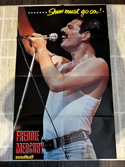 Suosikki 6/1992 juliste: Freddie Mercury / Teemu Selänne